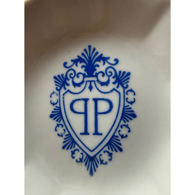 Mid 20th Century The Plaza Hotel Nyc Porcelain Trinket Dish Un Vide Poche For Sale - Image 5 of 5