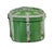 Rustic Swedish Green Painted Shaped Strong Box, 1850 For Sale - Image 3 of 6