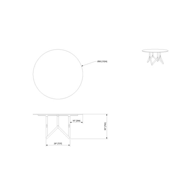Walnut Dining Table For Sale - Image 11 of 11