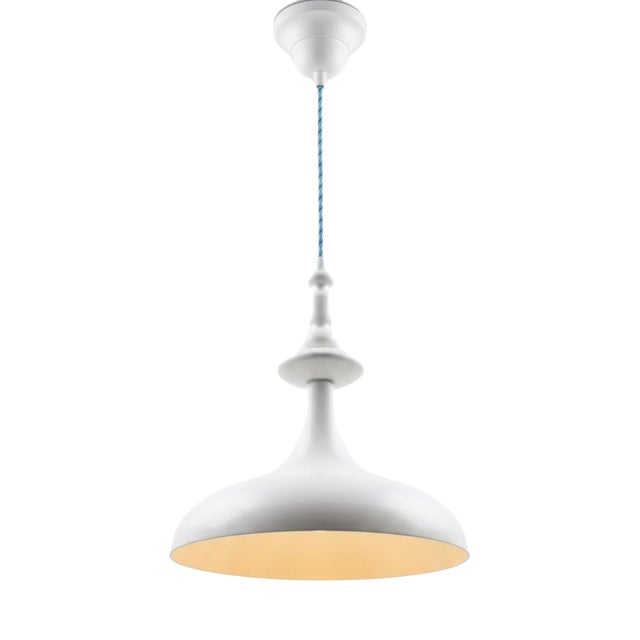 White Danish Lamp by Henrik Perdesen, 2000s For Sale