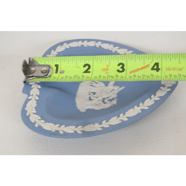 Wedgwood Blue Jasperware Heart Shaped Trinket Vanity Pin Dish 4583b For Sale - Image 10 of 15