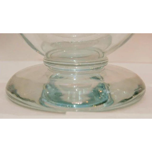 Glass Orrefors Leaf Motif Vase For Sale - Image 7 of 8