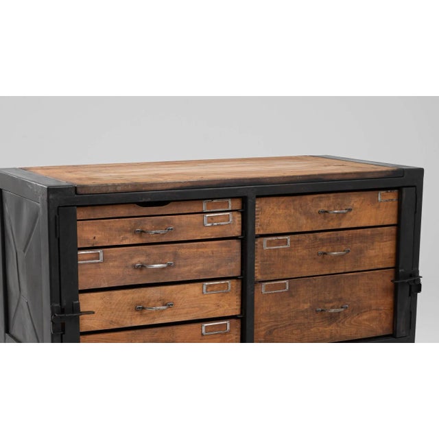 Vintage Czech Industrial Workbench For Sale - Image 11 of 12