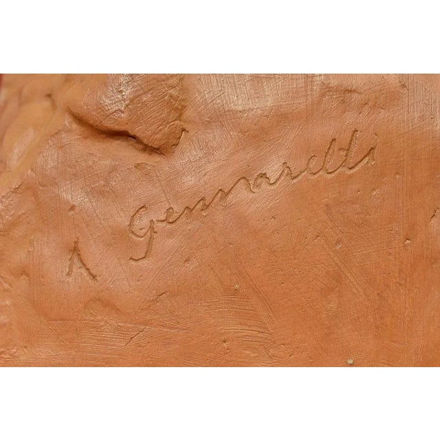 Amedeo Gennarelli, Art Deco Maternity Sculpture, Terracotta, 20th Century For Sale - Image 6 of 9