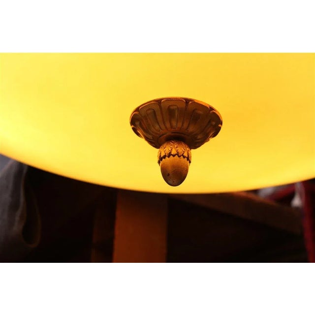 Round Chandelier in Murano Glass and Brass, 1970s, Italy For Sale - Image 11 of 18