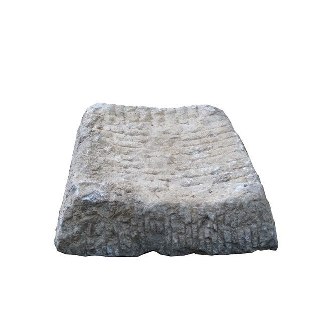 Hand carved from one piece of the stone and then chiseled by the locals from the villages in the northern part of China,...