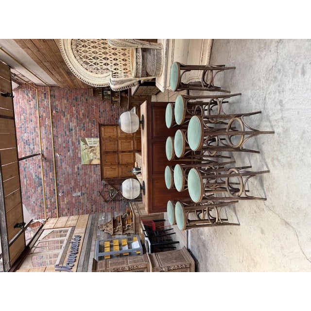 Bentwood Bar Stools, 1960s, Set of 11 For Sale - Image 3 of 9