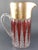 It's rare to find a very early 1900s EAPG Bohemian style pitcher and glasses set in such fine condition, AND still...