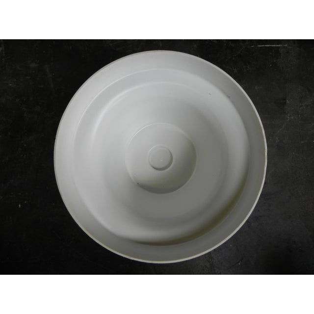 Vintage Stool with Orange Seat, 1970s For Sale - Image 4 of 9