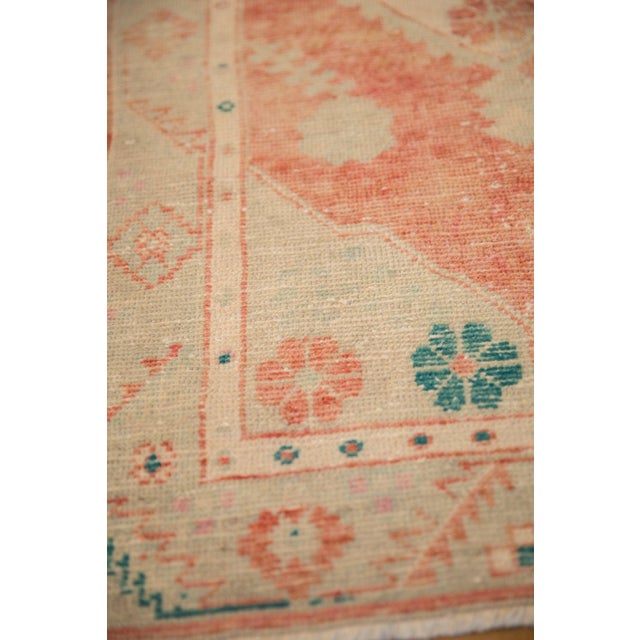 Textile Vintage Distressed Oushak Rug Runner - 2'9" x 5'9" For Sale - Image 7 of 9