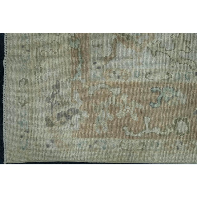 Turkish Turkish Oushak Runner Rug 2'8" x 12' #17866 For Sale - Image 3 of 8