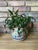 Mid 20th Century Porcelain Famille Rose Cachepot Planter With Drain Plate For Sale - Image 16 of 17