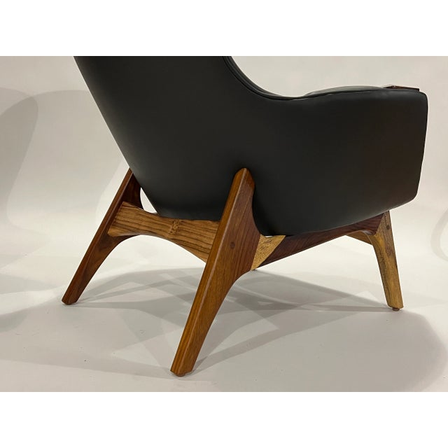 Adrian Pearsall Wing Chairs Model 2231-C, Pair For Sale - Image 9 of 12