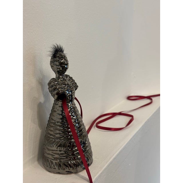 Contemporary Twin Figure Ceramic Sculptures by Jeremy Plotkin Wong For Sale - Image 4 of 4