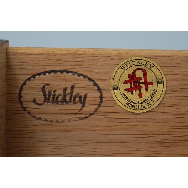 Stickley Mission Oak 1 Drawer Console Server Cabinet For Sale - Image 14 of 18