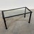 Vintage Textured Forged Iron and Glass Coffee Table with Gilt Knot Detail, 1970s For Sale - Image 11 of 11