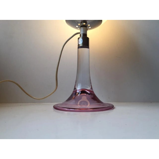 1980s Vintage Fanfare Table Lamp by Royal Copenhagen & Holmegaard, 1980s For Sale - Image 5 of 6