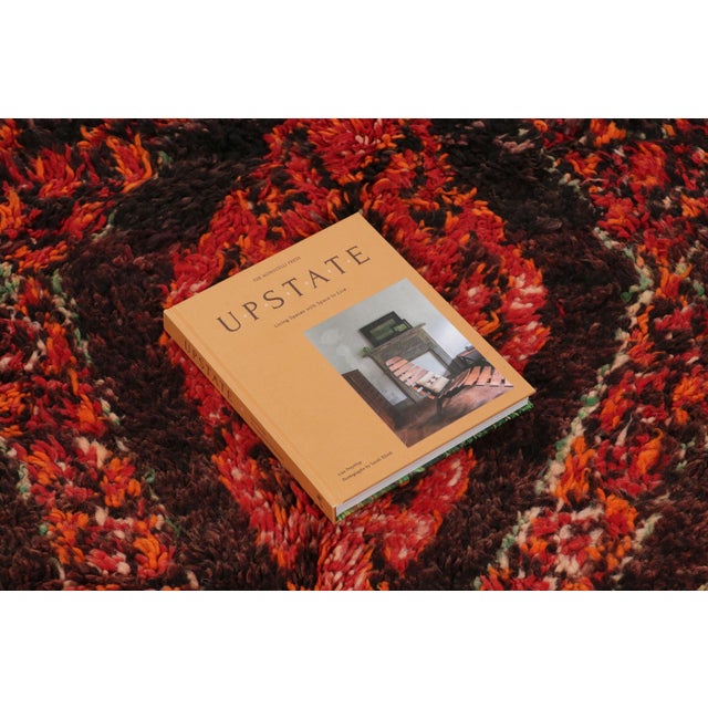 Vintage Moroccan Berber Rug in Dark Red & Orange by Rug & Kilim, 1950-1959 For Sale - Image 9 of 9