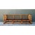 Camel Vintage Trellis Rattan Sofa For Sale - Image 8 of 17