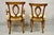 Vintage Italian Neoclassical Style Walnut Greek Key Dining Chairs - Set of 6 For Sale - Image 10 of 12