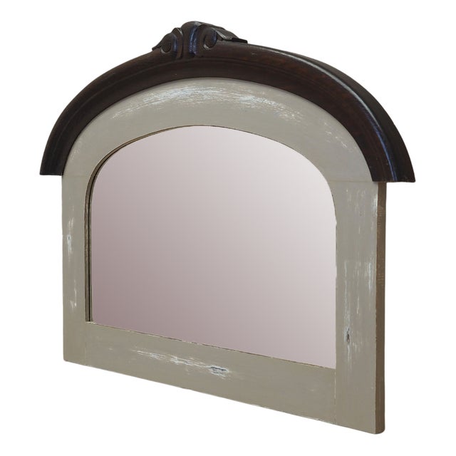 Danish Mirror in Oak Frame, 1960s For Sale