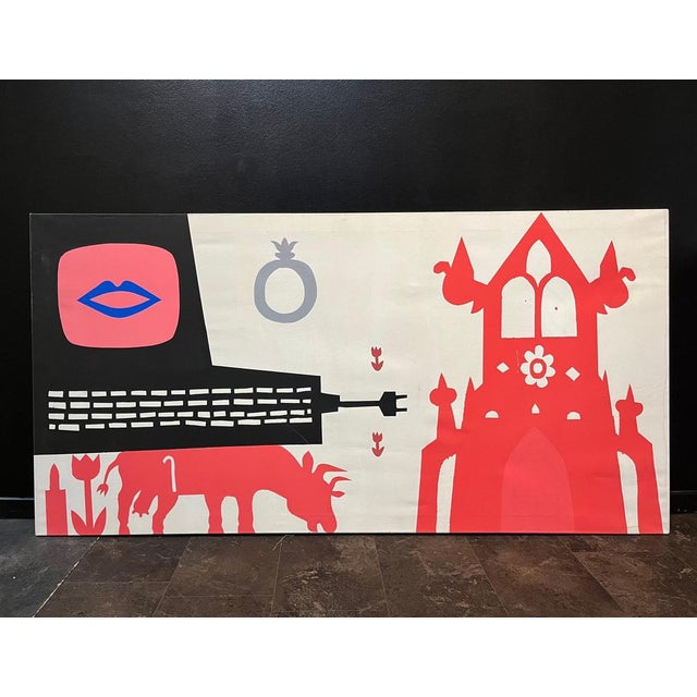 Alexandre Schaller, Cathedral, Acrylic on Canvas, 1996 For Sale - Image 11 of 14