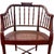Pair of Baker Furniture Faux Bamboo and Cane Regency Armchairs For Sale - Image 9 of 10