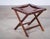 Vintage Folding Mahogany Tray Table, 1950s For Sale - Image 3 of 10