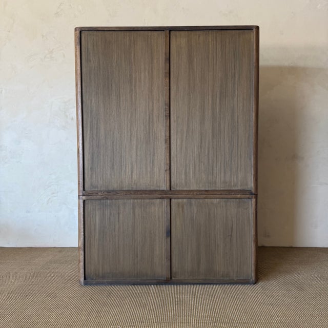 2020s Reed 4 Shelf Oak Bookcase 84"h For Sale - Image 5 of 13