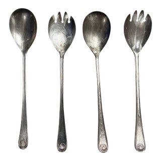 Early 20th Century Sheffield Servings Sets- 4 Pieces For Sale