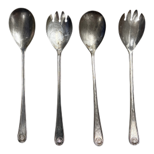 Early 20th Century Sheffield Servings Sets- 4 Pieces