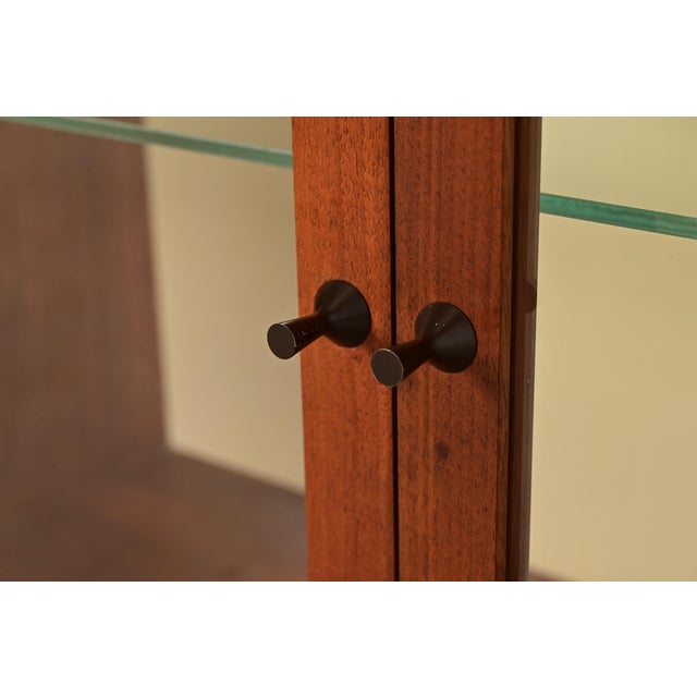 Kipp Stewart for Calvin Furniture Mid-Century Modern Walnut Bookcase Cabinet, 1960s For Sale In South Bend - Image 6 of 14