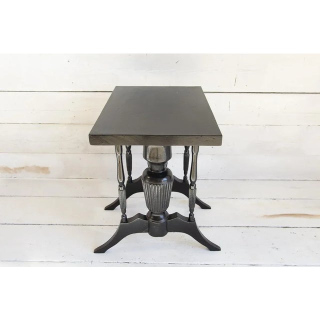 Small Art Deco Ebonized Table, 1930s For Sale - Image 13 of 13