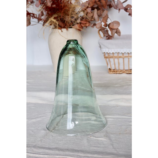Antique Garden Bell in Handcrafted Glass, 1920s For Sale - Image 8 of 8