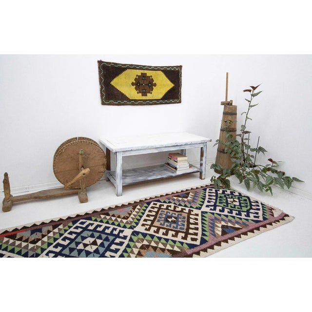 Vintage Kilim Runner For Sale In Los Angeles - Image 6 of 7