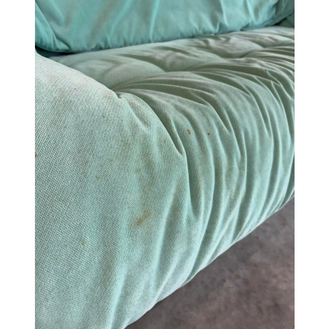 Textile Postmod Ekornes Seafoam Sofa For Sale - Image 7 of 12