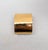 Monet Vintage 1980s Signed Monet Wide Goldtone Cuff Bracelet For Sale - Image 4 of 14