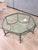 Brass Mid-Century Modern Labarge Brass Hoofed Coffee Table For Sale - Image 8 of 8