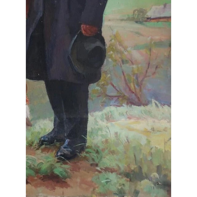 1970s Taras Shevchenko Portrait Oil Painting, Ukrainian Art, 1970s 120-159 For Sale - Image 5 of 6