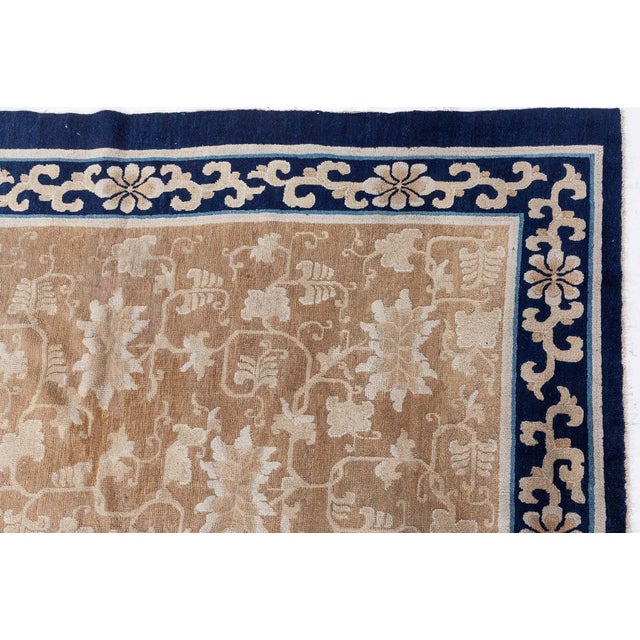 Doris Leslie Blau Antique 19th-Century Chinese Botanic Rug For Sale In New York - Image 6 of 9