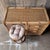 Vintage Bamboo Dressing Table with Drawers and Cushioned Stool, Set of 2 For Sale - Image 5 of 11