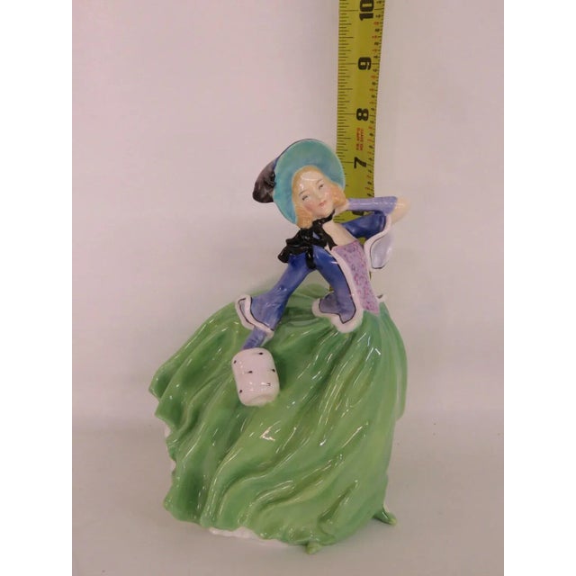 1960s Royal Doulton Autumn Breezes HN1913 Pretty Ladies Collection Figurine For Sale - Image 5 of 11