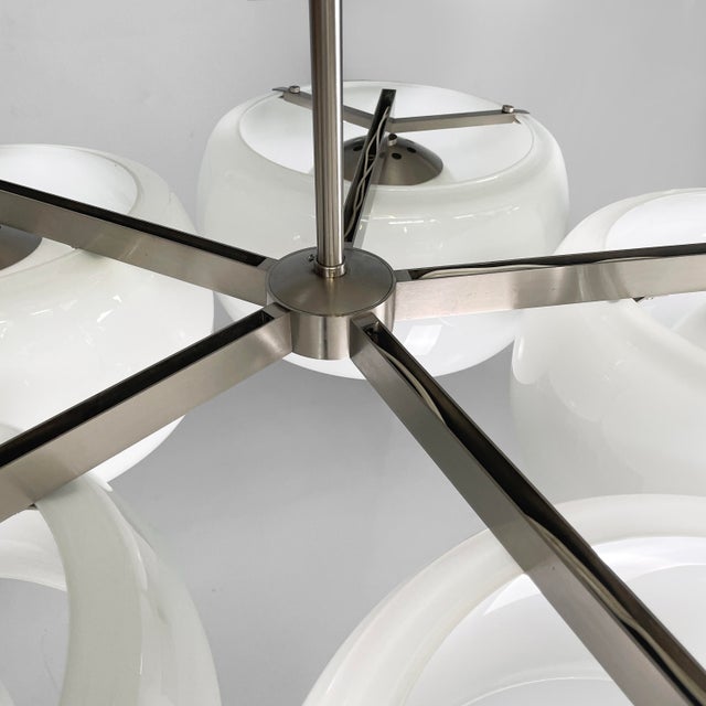 Mid-Century Modern Italian Pentaclinio Pendant Light attributed to Magistretti for Artemide, 1970s For Sale - Image 14 of 17