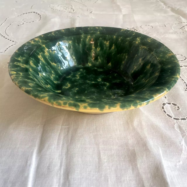 Early 19th Century Antique Splatterware Soup Bowls- Set of 10 For Sale - Image 5 of 11