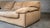 Roche Bobois for Tre Erre S.p.A. Buffalo Camel Leather Sofa For Sale - Image 9 of 15
