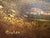 Large VTG Alpine Mountain Landscape Oil Painting European Cabin Framed Signed For Sale In Jacksonville, FL - Image 6 of 15