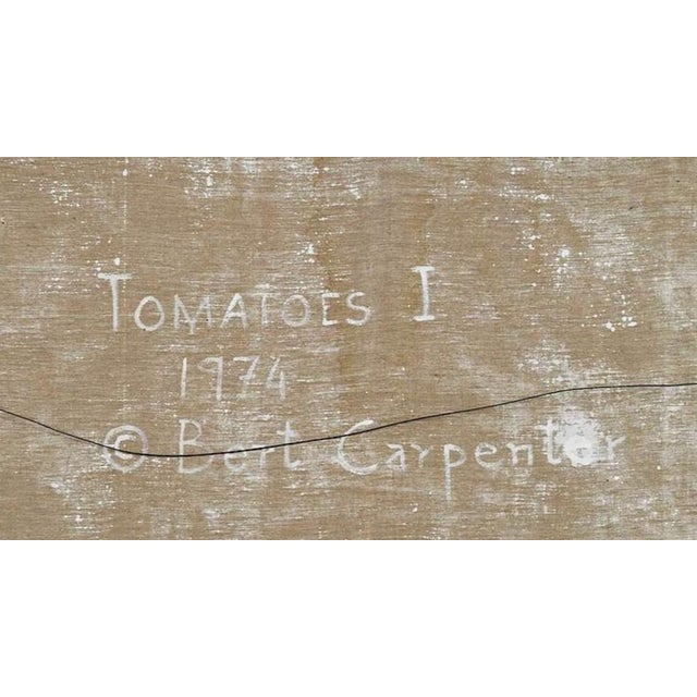1970s 1970s Gilbert Carpenter Two Tomatoes I For Sale - Image 5 of 8