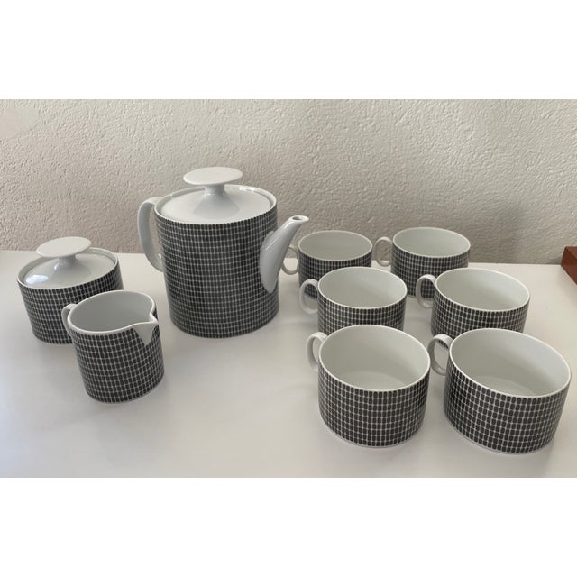 The tea set still has the box for the cups. This piece has an attribution mark, I am sure that it is completely authentic...