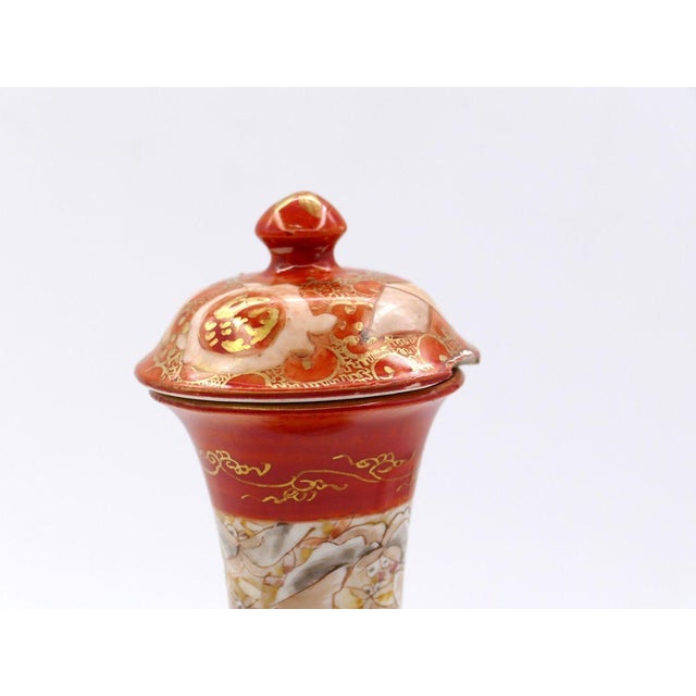 19th-Century Japanese Kutani Vases, Set of 3 For Sale - Image 9 of 18