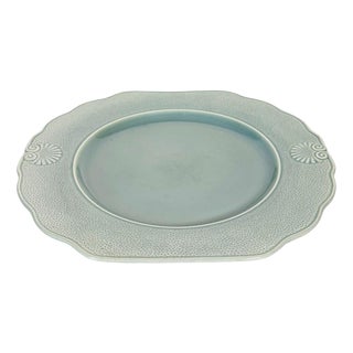 Blue Ceramic Dish, France, 1970 For Sale